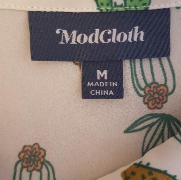 Cactus button up blouse - Picture 3 of 7